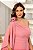 VESTIDO LONGO UM OMBRO FENDA SARA - ROSA CANELA - Imagem 5