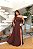 VESTIDO LONGO UM OMBRO FENDA SARA - MARROM - Imagem 3