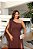 VESTIDO LONGO UM OMBRO FENDA SARA - MARROM - Imagem 4