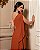 VESTIDO LONGO UM OMBRO FENDA SARA - TERRACOTA - Imagem 2
