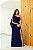 VESTIDO LONGO UM OMBRO FENDA SARA - AZUL MARINHO - Imagem 2