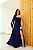 VESTIDO LONGO UM OMBRO FENDA SARA - AZUL MARINHO - Imagem 4