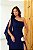 VESTIDO LONGO UM OMBRO FENDA SARA - AZUL MARINHO - Imagem 5