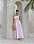 VESTIDO LONGO COM BORDADO LISTRADO - ROSA CLARO - Imagem 1