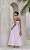 VESTIDO LONGO COM BORDADO LISTRADO - ROSA CLARO - Imagem 3