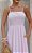 VESTIDO LONGO COM BORDADO LISTRADO - ROSA CLARO - Imagem 2