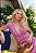 VESTIDO INÊS MIDI DECOTE V FRANZIDO NA CINTURA - ROSA - Imagem 10