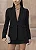 BLAZER OMBRO PREGAS BIANCA - PRETO - Imagem 3