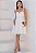 VESTIDO LORENA CURTO EVASÊ COM BOLSOS - OFF WHITE - Imagem 1