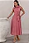 VESTIDO ROSE MIDI ABERTO COM BOTÕES E FAIXA - ROSÉ - Imagem 3
