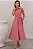 VESTIDO ROSE MIDI ABERTO COM BOTÕES E FAIXA - ROSÉ - Imagem 5