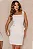 VESTIDO TIFFANY TUBINHO CURTO COM DETALHE METAL - OFF WHITE - Imagem 5