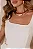 VESTIDO TIFFANY TUBINHO CURTO COM DETALHE METAL - OFF WHITE - Imagem 2
