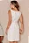 VESTIDO TIFFANY TUBINHO CURTO COM DETALHE METAL - OFF WHITE - Imagem 4