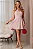 VESTIDO TEREZA CURTO COM DETALHE METAL - ROSA - Imagem 1