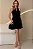 VESTIDO TEREZA CURTO COM DETALHE METAL - PRETO - Imagem 1