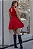 VESTIDO TEREZA CURTO COM DETALHE METAL - VERMELHO - Imagem 3