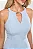 VESTIDO TEREZA CURTO COM DETALHE METAL - AZUL - Imagem 2