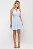 VESTIDO TEREZA CURTO COM DETALHE METAL - AZUL - Imagem 1