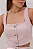 CONJUNTO NÚBIA SAIA MIDI E CROPPED DETALHE BOTÕES - ROSA - Imagem 2
