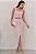 CONJUNTO NÚBIA SAIA MIDI E CROPPED DETALHE BOTÕES - ROSA - Imagem 1