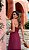 VESTIDO LONGO CREPE SILK MARSALA - DÉBORA - Imagem 2
