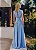 VESTIDO MÔNICA LONGO TEXTURIZADO - AZUL SERENITY - Imagem 4