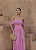 VESTIDO LONGO DREAPEADO INGRID - ROSA - Imagem 3