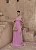 VESTIDO LONGO DREAPEADO INGRID - ROSA - Imagem 1