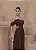 VESTIDO LONGO DREAPEADO INGRID  - CAFÉ - Imagem 3