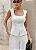 CONJUNTO BLUSA LISTRADA PEPLUM - OFF WHITE - Imagem 2