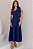 VESTIDO GLÁUCIA UM OMBRO COM LAÇO - AZUL MARINHO - Imagem 6