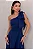 VESTIDO GLÁUCIA UM OMBRO COM LAÇO - AZUL MARINHO - Imagem 4