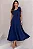 VESTIDO GLÁUCIA UM OMBRO COM LAÇO - AZUL MARINHO - Imagem 2