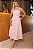 VESTIDO LORRAINE COM ALÇA E CINTO - ROSA - Imagem 1