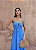VESTIDO LONGO CREPE SILK AZUL CIANO - DÉBORA - Imagem 2