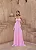 VESTIDO LONGO CREPE SILK ROSA CLARO - DÉBORA - Imagem 1
