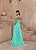 VESTIDO LONGO CREPE SILK VERDE MENTA - DÉBORA - Imagem 3