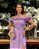 VESTIDO DE FESTA TAMIRES LONGO FLOWERS - LAVANDA - Imagem 2