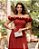 VESTIDO DE FESTA TAMIRES LONGO FLOWERS - TERRACOTA - Imagem 2