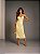 VESTIDO ALÇA ACETINADO PÉROLAS - AMARELO MANTEIGA - Imagem 1