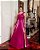 VESTIDO LONDRES ZIBELINE GLOW LAÇO OMBRO - FÚCSIA - Imagem 1