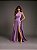 VESTIDO LONGO NULA MANGA GLAMOUR - LILÁS - Imagem 1