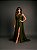 VESTIDO LONGO NULA MANGA GLAMOUR - VERDE OLIVA - Imagem 1