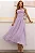 VESTIDO CRISTINA MIDI CREPE COM FRANZIDO BUSTO - LILÁS - Imagem 7