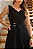 VESTIDO LUIZA DECOTE V COM CINTO - PRETO - Imagem 2