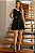 VESTIDO LUIZA DECOTE V COM CINTO - PRETO - Imagem 1