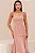 VESTIDO ANTONELLA LONGO COM ALÇA E FENDA - ROSÉ - Imagem 3