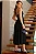 VESTIDO CRISTINA MIDI CREPE COM FRANZIDO BUSTO - PRETO - Imagem 3