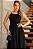 VESTIDO CRISTINA MIDI CREPE COM FRANZIDO BUSTO - PRETO - Imagem 2